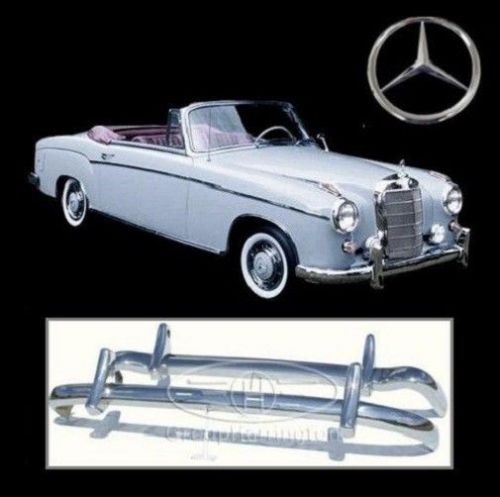 Mercedes ponton w128 w180 220s 220se coupe convertible stainless steel bumpers