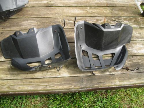 Bombardier ds650 ds 650 atv 2x4 oem foot well heel guards set fender support