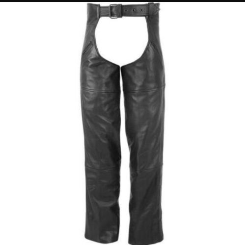 Mens wilson&#039;s brand leather chaps l