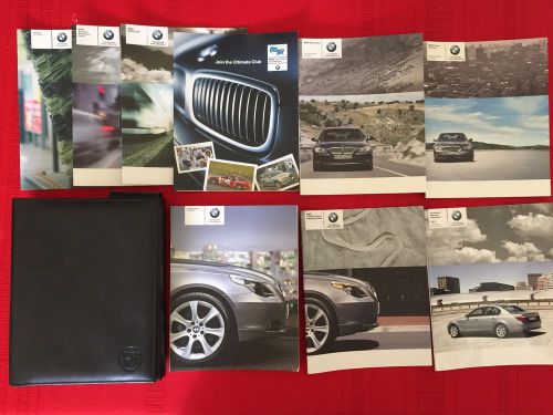 2007 bmw 5 series factory owners manual set and case 525, 530, 550