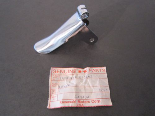 Nos oem sno jet / kawasaki snowmobile handle bar lever control brake/gas #090162