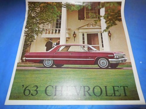 1963 chevrolet original sales brochure!!!!!