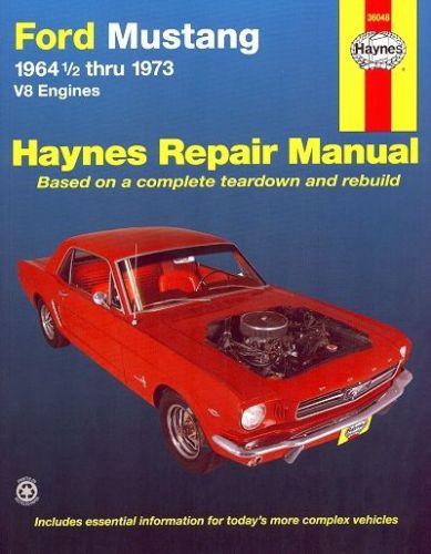 Ford mustang v8 repair manual 1964&amp;frac12;-1973