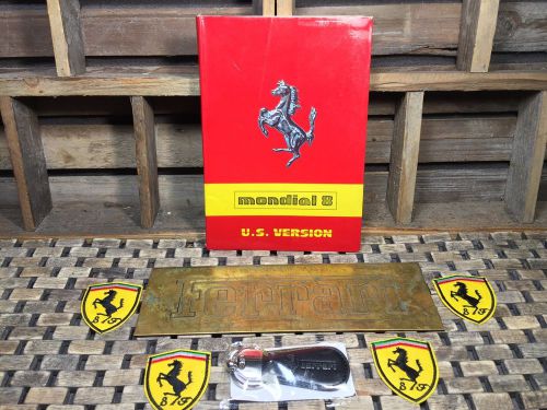 1981 1982 ferrari mondial 8 owners manual u.s version cat 215/81 -n 1200 orginal