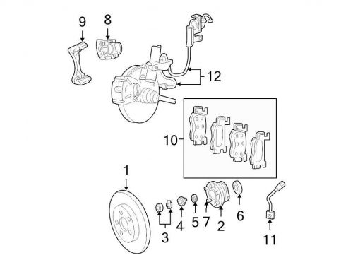 Chrysler oem chrysler disc brake caliper 05019806aa image 8