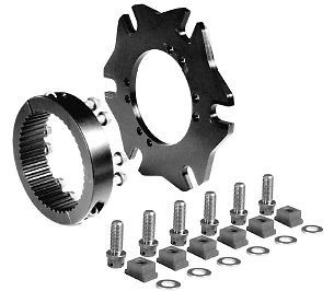 New wilwood midget rotor mount hub kit,dynamic mounting,inboard,floating,usac