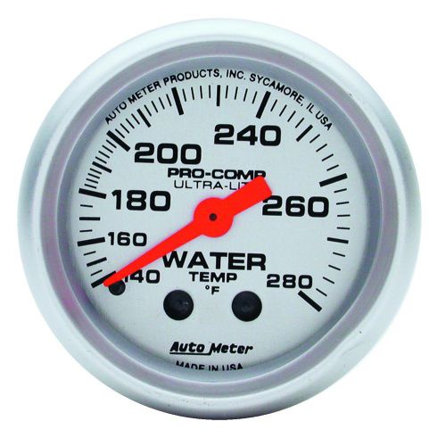Auto meter 4331 ultra-lite; mechanical water temperature gauge