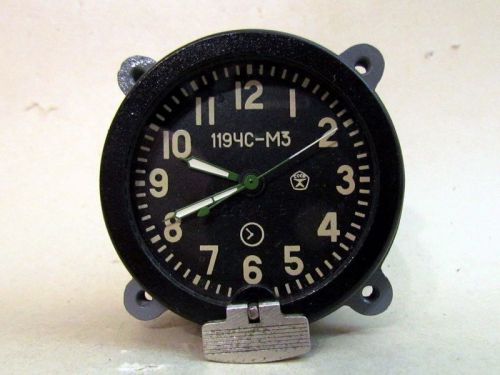 119 chs-m3 military tank ussr vintage clock