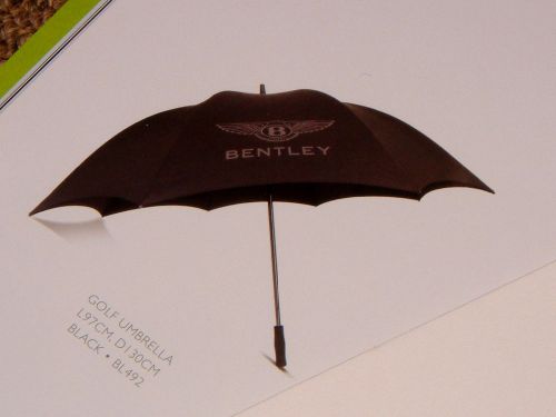 Bentley extra large &#034;sport&#034; umbrella. replacement for original found in car. new