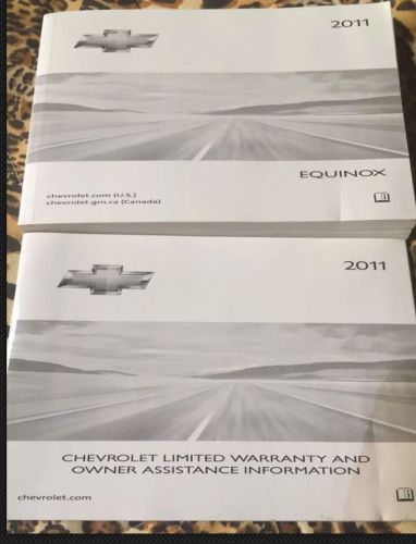 2011 chevrolet equinox- owners manual same day shipping