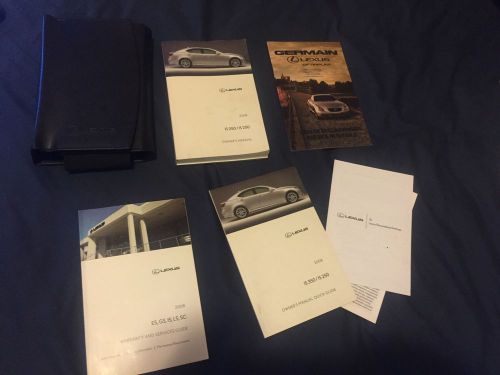 2008 lexus is 350 is 250 owner&#039;s manual case great condition 08