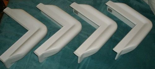 4 new astro nautics boat dock pier corner protectors 10&#034; x 10&#034;