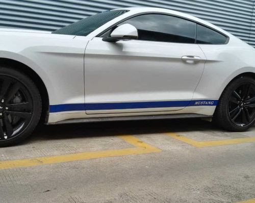 Car vinyl decals side sticker body decals racing stripes for mustang #333 blue