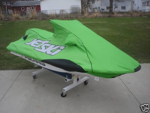 Kawasaki stx 12f 15f cover '06-'08 bright green new oem