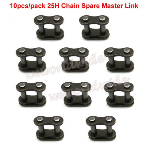 10pcs 25h chain spare master links for e scooter mini dirt pocket bike 2 stroke