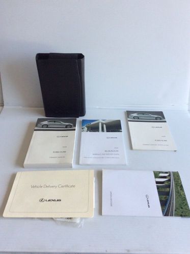 2008 lexus is250 oem owners manual booklets used w/ case