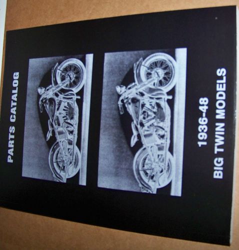 Harley knucklehead &amp; flat big twin parts catalog 1936 - 1948 (364)