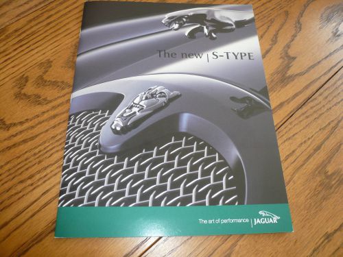 The new s-type jaguar sales brochure