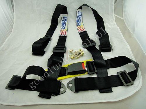 Universal 4 point racing auto car safety harness strap seat belt bolt in jdm m04