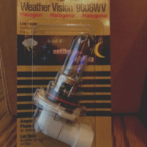 Philips weather vision 9006wv standard halogen headlight bulb (low-beam only)