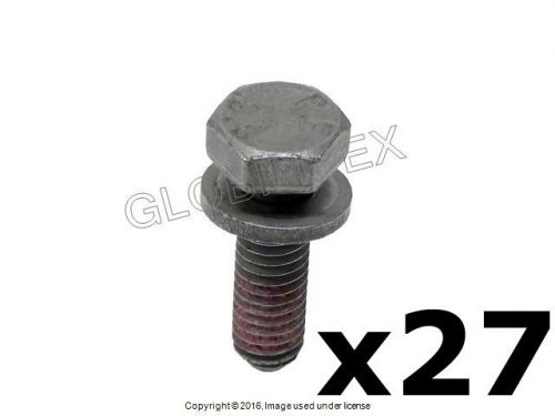 Bmw x5 (2004-2010) engine oil pan bolt w/ washer (6 x 20 mm) lower (27) genuine