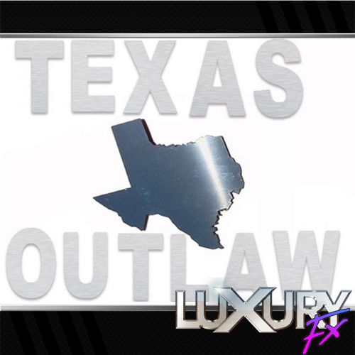 12pc. luxury fx stainless steel texas outlaw &amp; state emblem