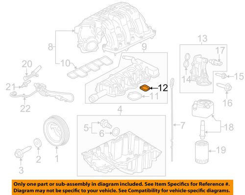 Ford oem-engine intake manifold gasket 7t4z9439d