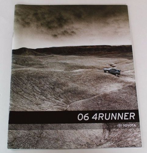 2006 toyota 4runner dealer brochure