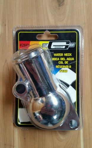 Mr gasket chrome thermostat housing / water neck