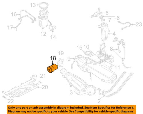 Audi oem 05-06 s4-fuel filter 1j0201511a