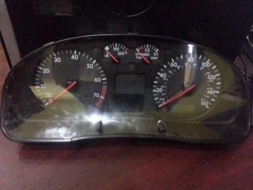 Volkswagen passat speedometer (cluster), thru vin 049999, mph (160 mph) 01