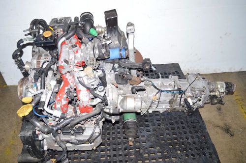 Jdm 95 subaru impreza wrx sti ej20k type ra 2.0l turbo engine 5 speed dccd trans