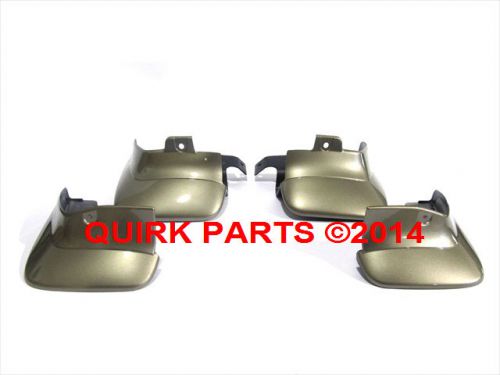 2006-2008 subaru forester splash guard mud flap set topaz gold metallic oem new