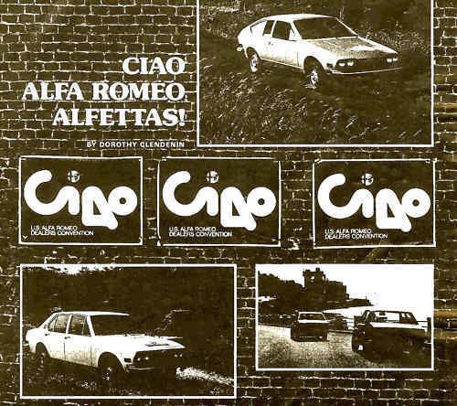 1975 alfa romeo alfetta road test reprint-road&amp;track