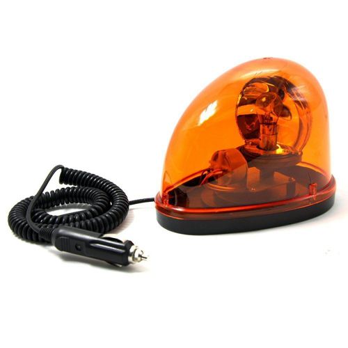 Tirol dc12v rotate beacon warning strobe 21w magnet base emergency light amber