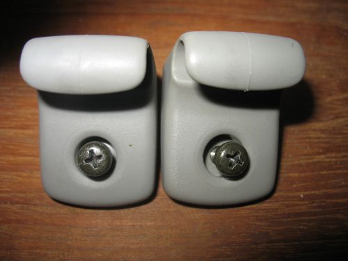 1995 - 1999  subaru legacy outback wagon oem gray  clip hooks (2) with screws