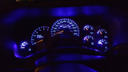 Chevy truck / suv 2003 - 2006 instrument gauge cluster repair svc w/ blue led&#039;s