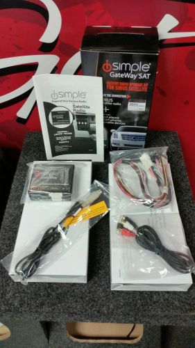 Isimple gateway sat isty11 factory radio upgrade kit for sirius satellite