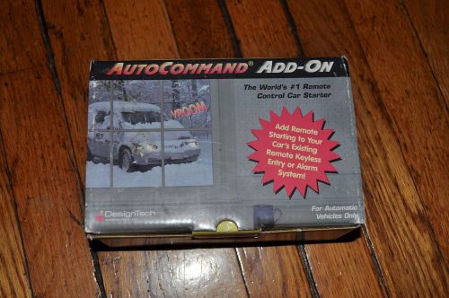 Nip auto command add-on starter - pre-heat/cool your car!