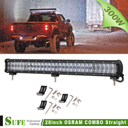 28inch 300w 4d led light bar cree osram combo work lamp offroad 4x4 wagon suv 4w