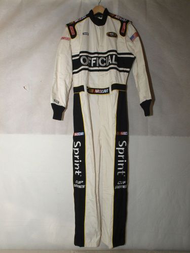 Simpson mto.23 nascar sprint cup series racing suit medium 2 layer white - new