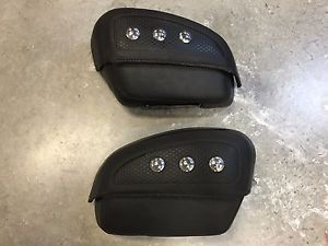 Softail deluxe leather locking saddlebags 53015-05b