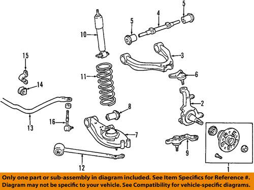 Toyota oem 4806135040 control arm bushing/suspension control arm bushing