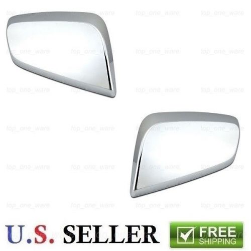 Chrome plated side mirror trim cover for 2014-2016 chevy impala 4 door sedan