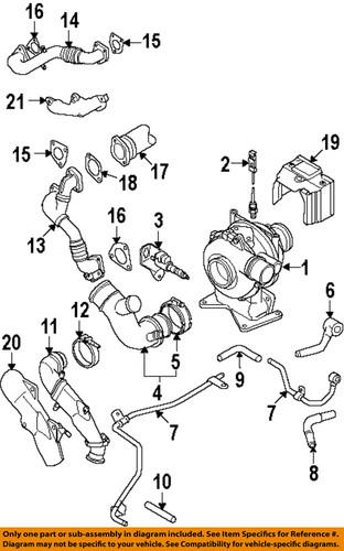 Gm oem 97354769 exhaust system parts/exhaust clamp