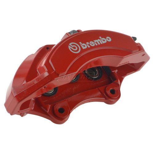 Oem disc brake caliper brembo red front passenger right for grand cherokee srt