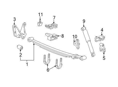 Ford oem leaf spring bushing e9tz5781c image 2