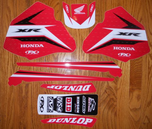 Factory effex honda evo 10 xr80 xr100 graphics kit ( 1985 to 2000 ) 16-01340