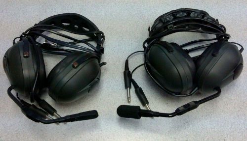 (2) telex proair 2000e aviation pilot headset 70470-000  (lot of 2)