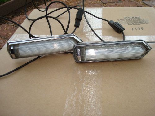 Volvo p 1800 interior lights (rare)